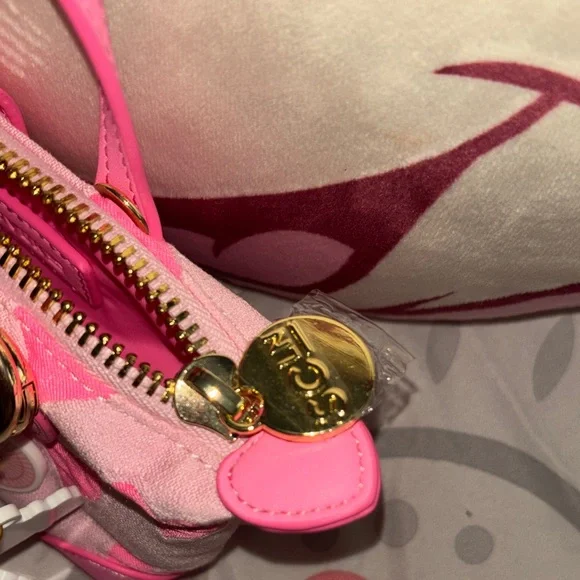 Stoney Clover Lane Pink Heart Mini Pouchette - Picture 3 of 8